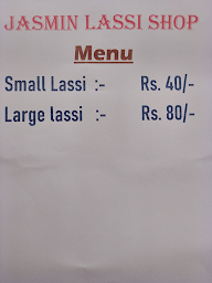 Jasmine Lassi Shop menu 3