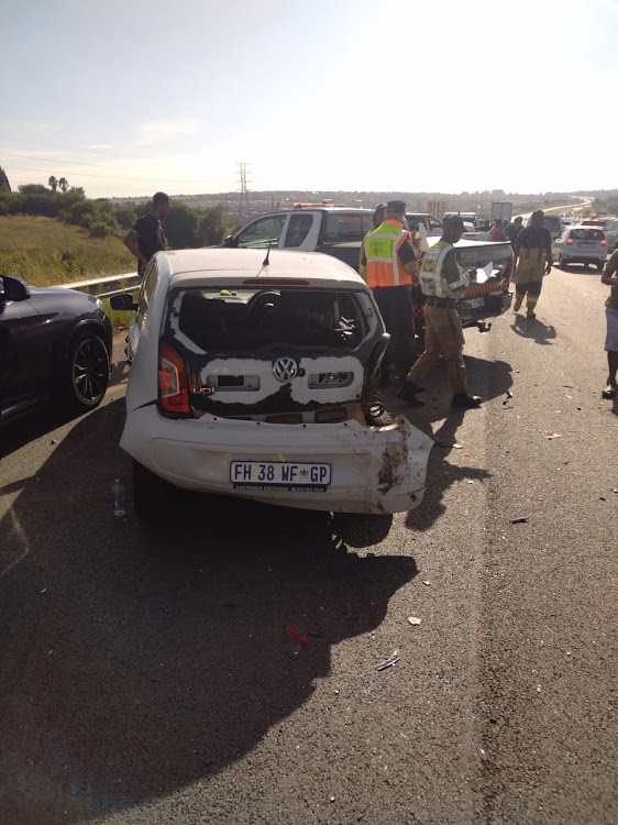 A truck collided with multiple vehicles on the N14 near the R55 in Thatchfield on February 12 2024 just before 8am.