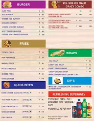 Crazy Pizza menu 1