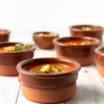 Vegan Tomato Gazpacho - Oh My Veggies