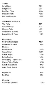 American Burger Cafe menu 8