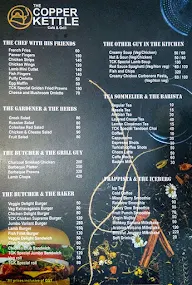 The Copper Kettle menu 1