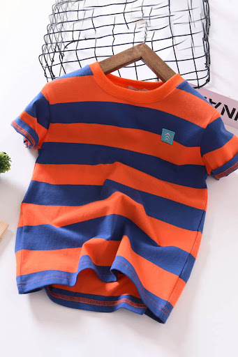 Title 2, Boys Short-sleeved Summer T-shirt, Korean styl...