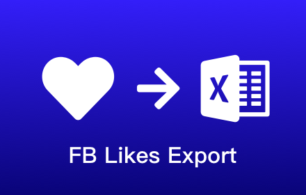 Likes Exportor for Facebook™ small promo image