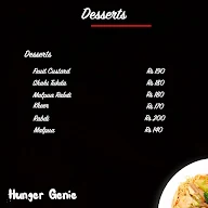 Hunger Genie menu 4