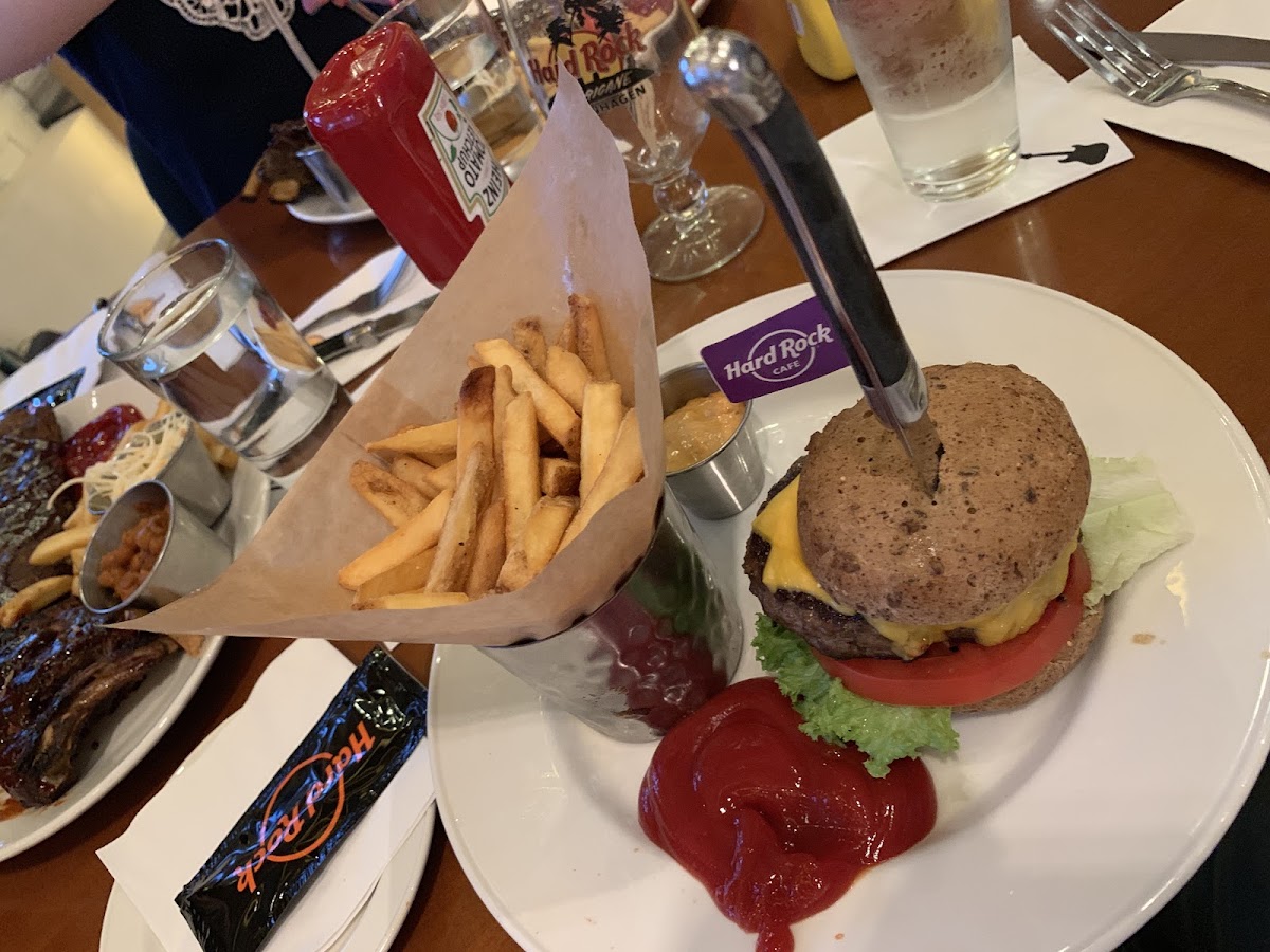 Gluten-Free Burgers at Hard Rock Cafe