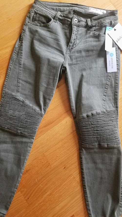 Stitch Fix Winter 2018 box review, Pistola Audrey Moto Detail Skinny Pant