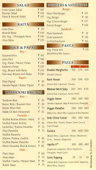 Singla's menu 2