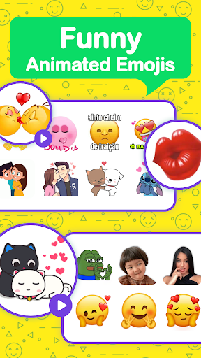 Animated Emojis Sticker for WA