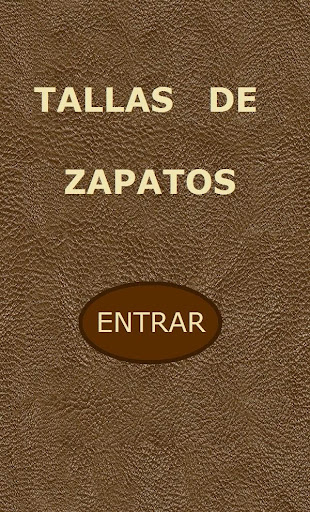 TALLAS DE ZAPATOS