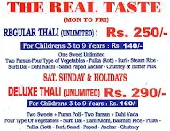 Shree Laxmi Gujarati Thali menu 1