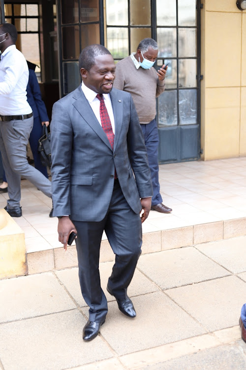 Lawyer Sam Ogutu lawyer at Milimani law court