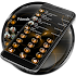 Dialer Spheres Orange Theme for Drupe or ExDialer50.0