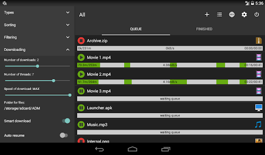 Advanced Download Manager Screenshot