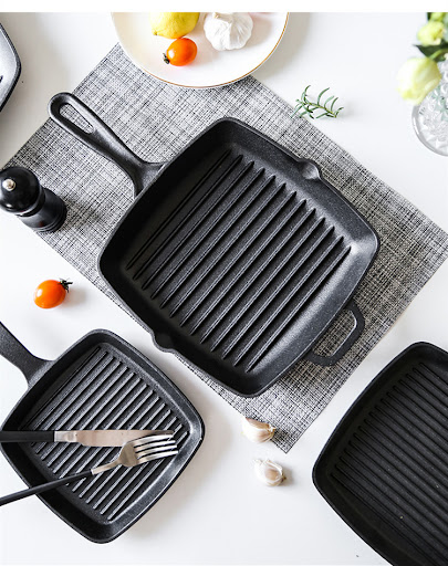 Title 4, Multifunctional Striped Non-stick Pan for House...