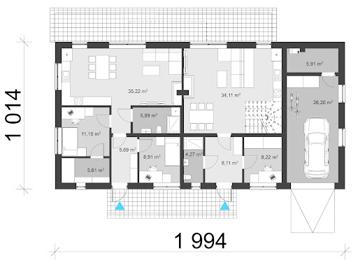 UA215 - Rzut parteru