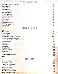 Crown Restaurant menu 1