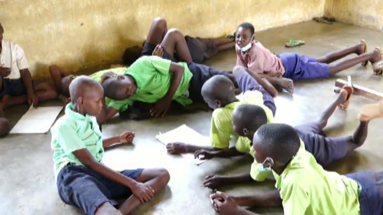 Pupils at Milimani community primary school Malindi.