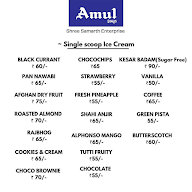 J V Group Amul Ice-Cream Parlour menu 7