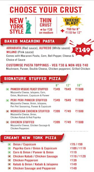 Sbarro - New York Pizza menu 3