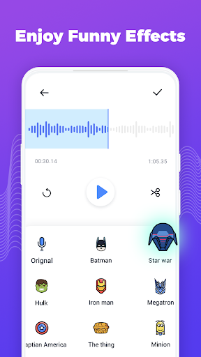 Screenshot Voice Changer - Voice Editor