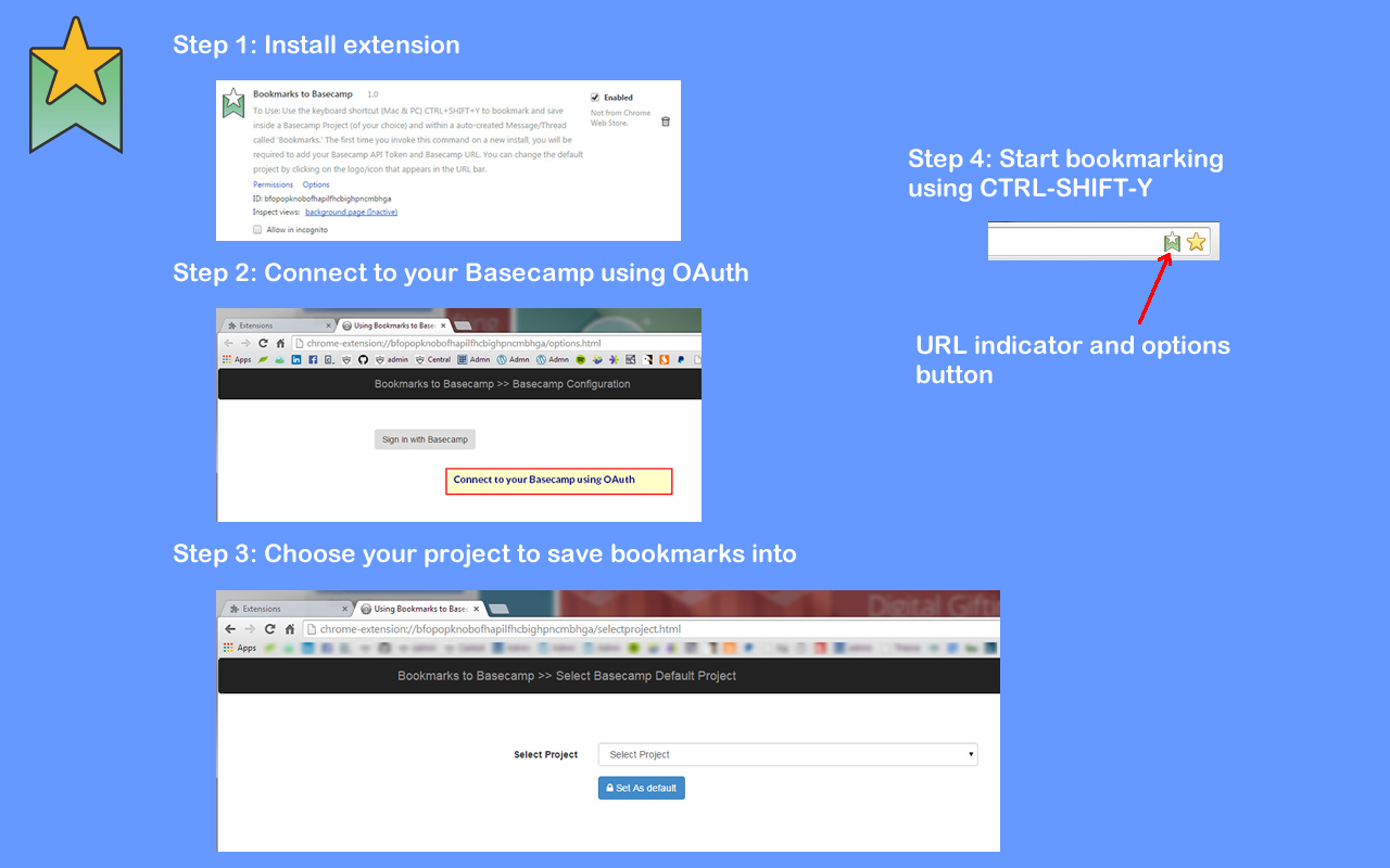 Bookmarks to Basecamp Preview image 2