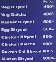 Rolls Royal & Biryani menu 5