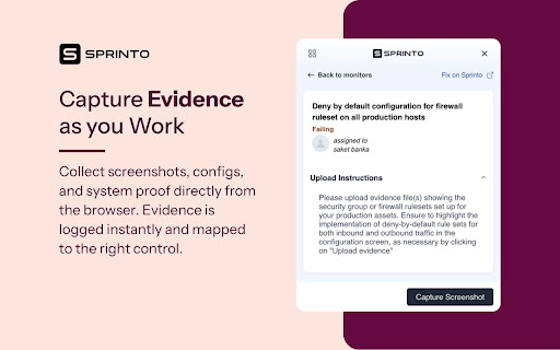 Sprinto Assist screenshot 3