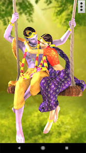 3D Radha Krishna Jhulan Live Wallpaper(圖2)-速報App