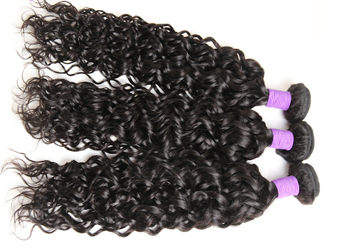 Title 2, Real Indian Hair Wigs for Ladies, Water Wave Hu...