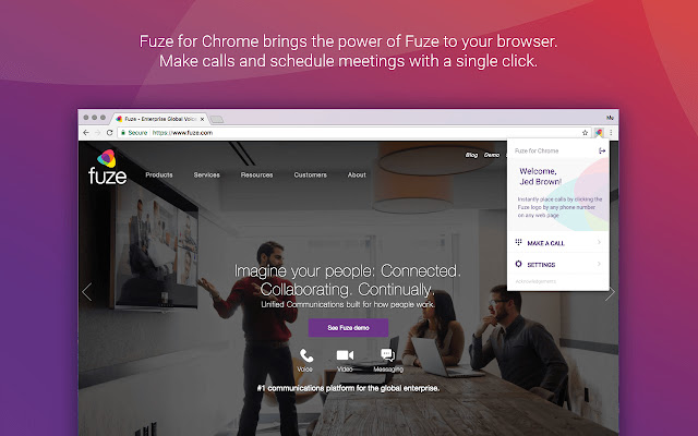 Fuze for Chrome chrome extension