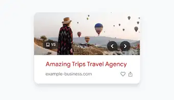 An ad for a travel agency
