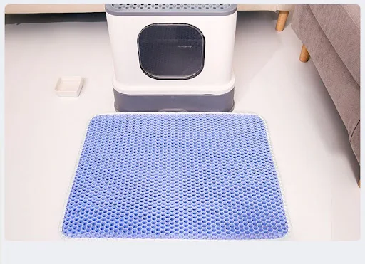 Breathable Anti-flaking Absorbent Deodorant Cat Toilet Mat Anti-splash Cat Scratching Mat Cat Litter Mat