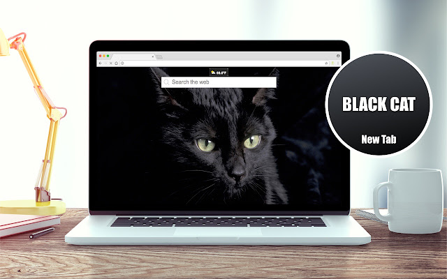 *NEW* HD Black Cat Wallpapers New Tab Theme