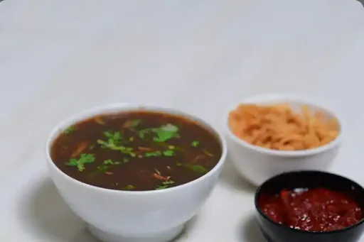 Veg Manchurian Soup