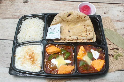 Kadai Paneer Thali