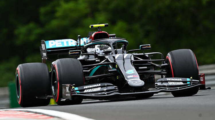 Valtteri Bottas of Finland driving the (77) Mercedes AMG Petronas F1 Team Mercedes W11 during final practice for the F1 Grand Prix of Hungary at Hungaroring on July 18, 2020 in Budapest, Hungary.