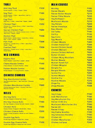 The Express Kitchen menu 1