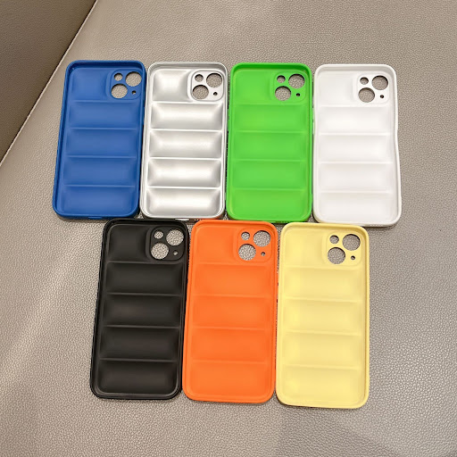 Title 2, Liquid Down Jacket Phone Case Straight Edge Sil...