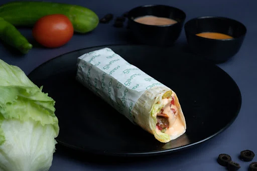 American Cheesy Falafel Wrap (Jain)