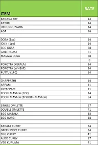 Nalla Aaharam Restaurant menu 2