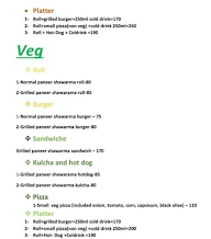 Shawarma Point menu 1