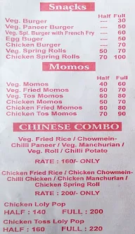 Chinese Mirchi menu 2