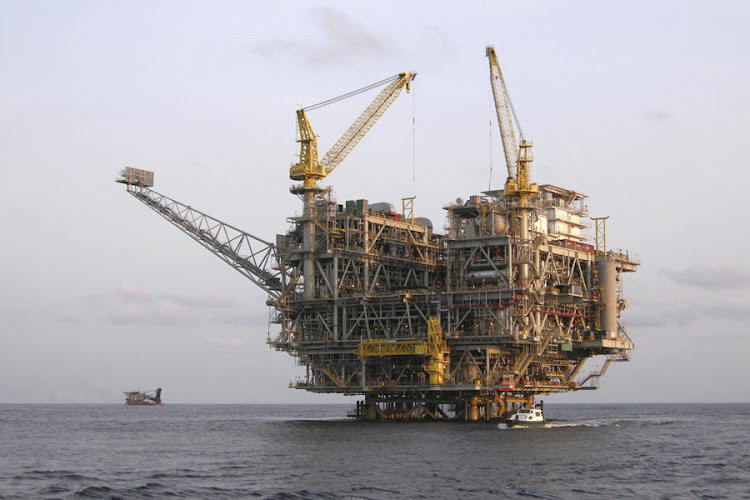 An offshore oil platform near Angola. Picture: THINKSTOCK