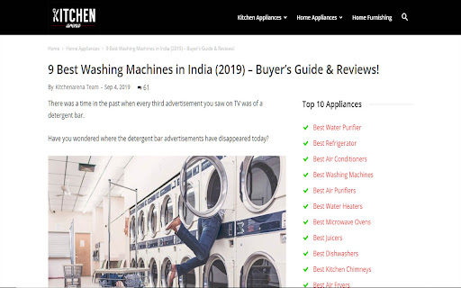 Best Washing machines in India Reviews