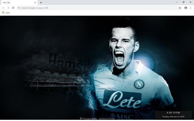 SSC Napoli New Tab & Wallpapers Collection