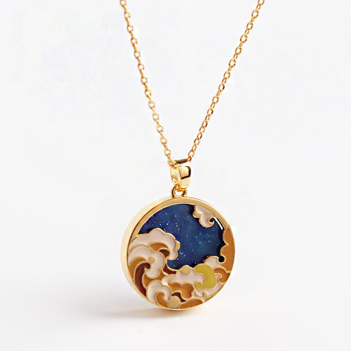 Title 3, High-End Design Light Luxury Enamel Vintage Nec...