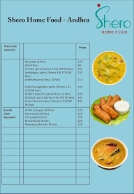 Shero Home Food - Andhra menu 1