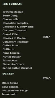 I Scream Vegan menu 1