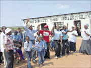 WELCOME RELIEF: Mama Angel and members of Pontsho Disability Centre in Zebediela celebrating after receiving much needed assistance. 21/04/2010. © Sowetan.